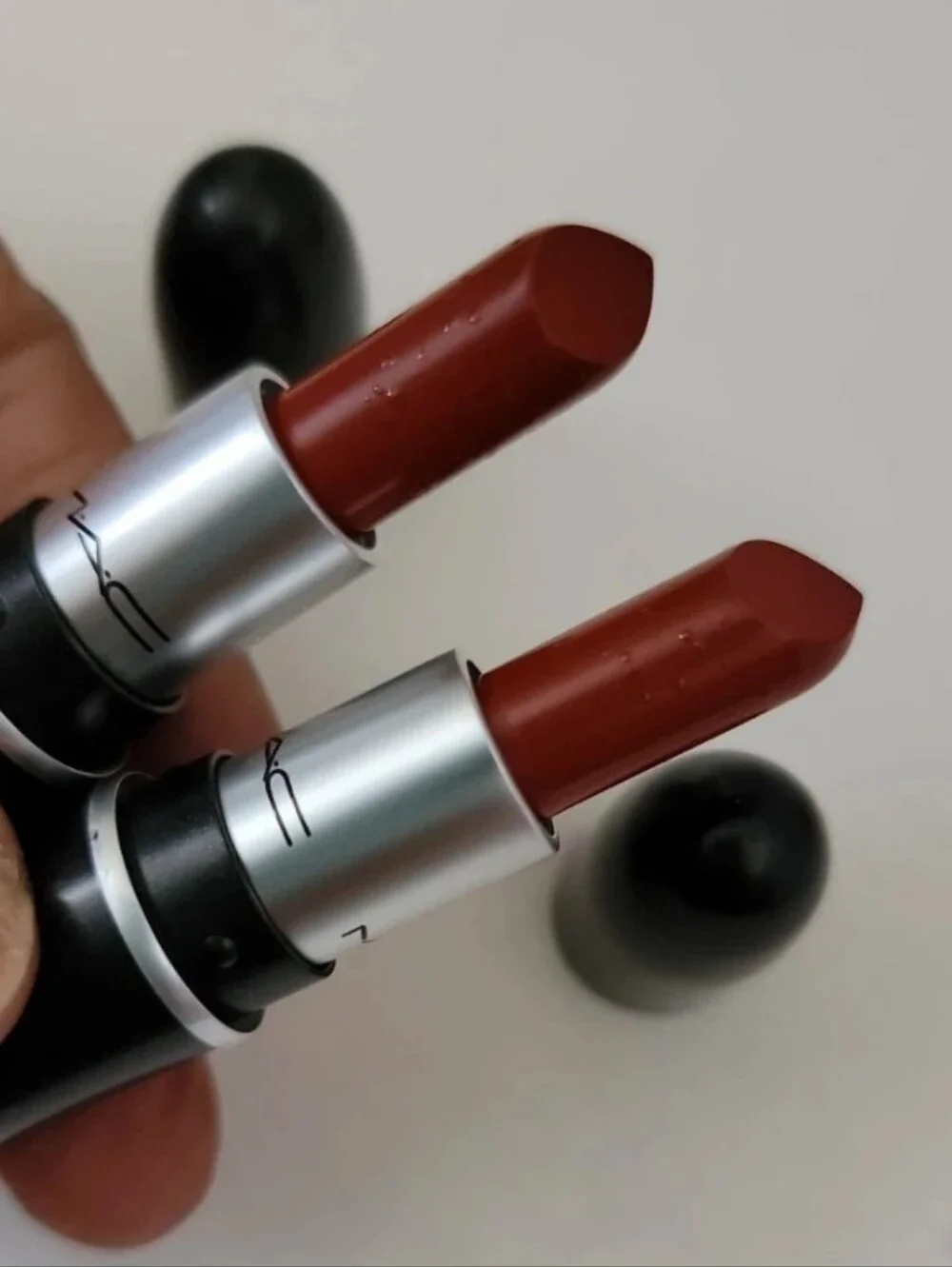 2 pk MAC MINI Lipstick 0.05 fl oz CHILI 602 (MATTE)